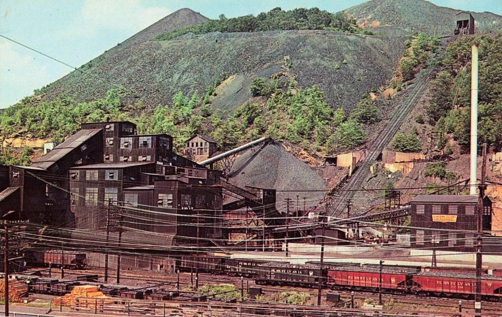 A Modern Coal Breaker in the Anthracite Region of Pennsylvania - PA Postcard