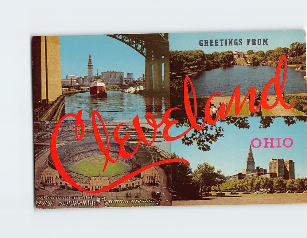 Postcard Greetings From Cleveland Ohio USA