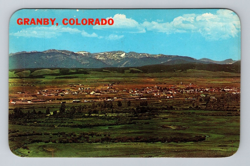 Granby CO-Colorado, Panoramic View of Granby, Vintage Postcard