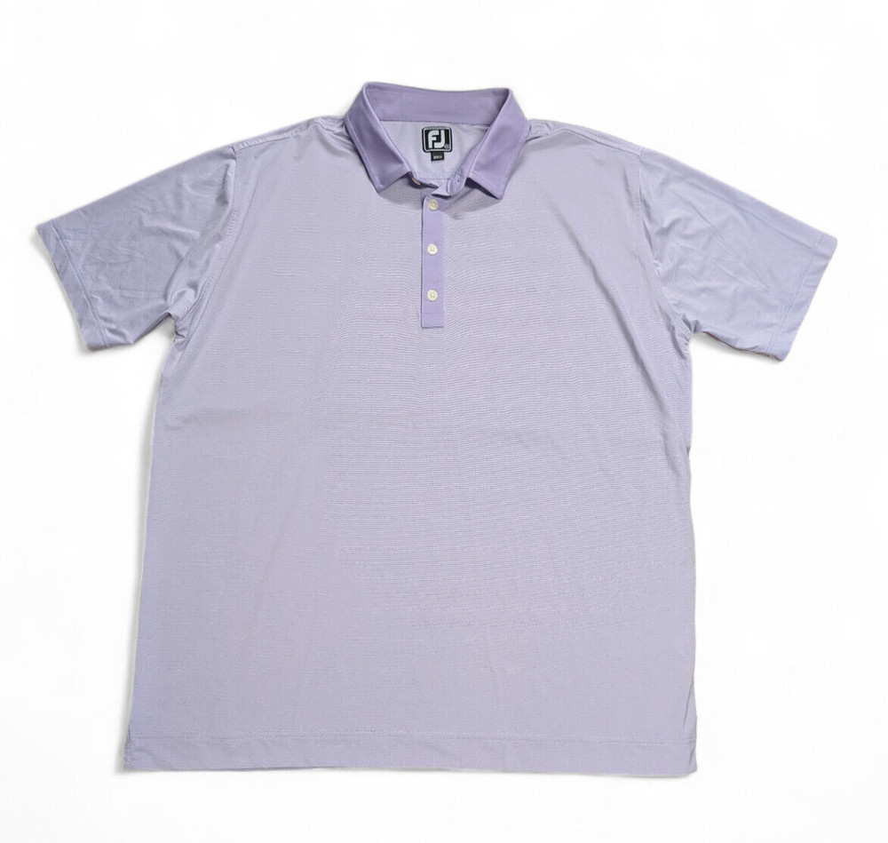 Footjoy FJ Polo Shirt Mens 2XL/XXL Short Sleeve Polyester Performance Golf
