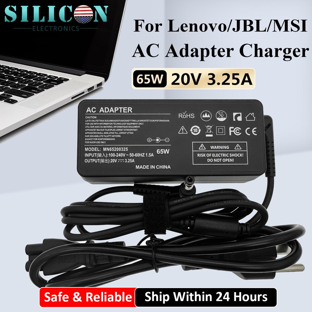 AC Adapter for MSI Optix G24C4 G27C5 G32C4 G32CQ4 Monitor Power Cord