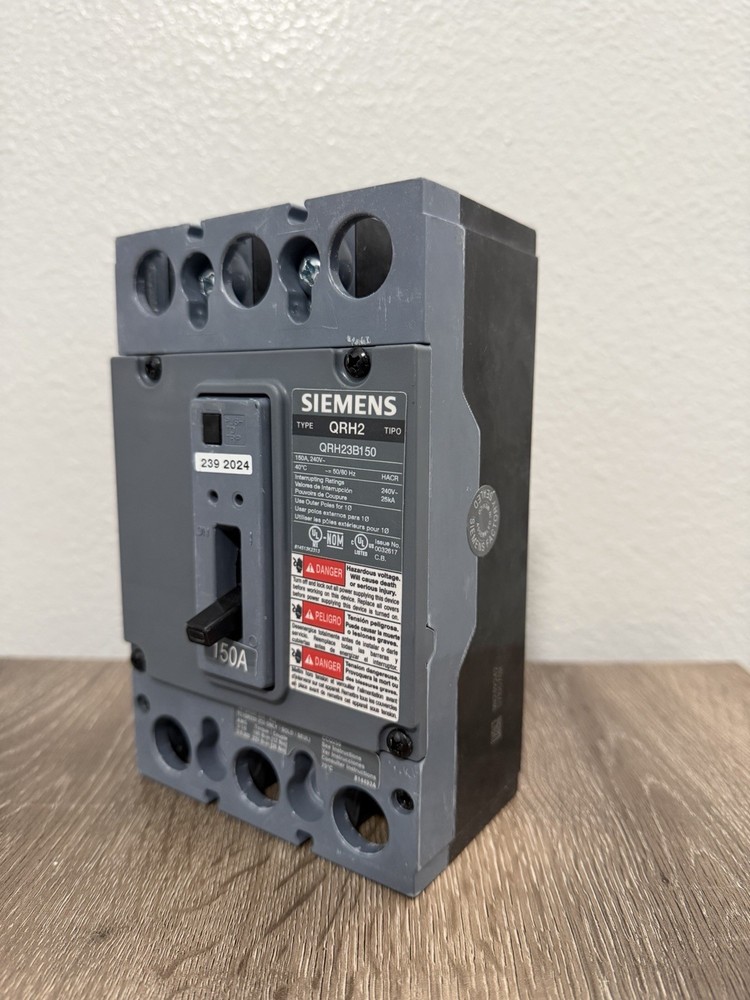 Siemens QRH23B225 225 Amp 240V 3 Pole 25kA Circuit Breaker (New No Box)