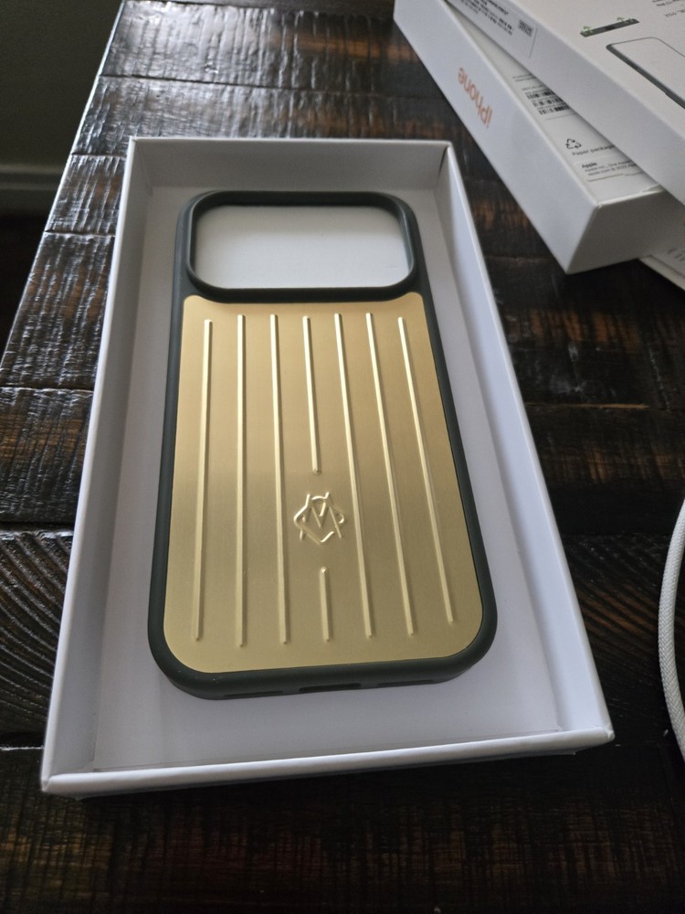 Rimowa Aluminum iPhone 17 Pro Titanium Phone Case