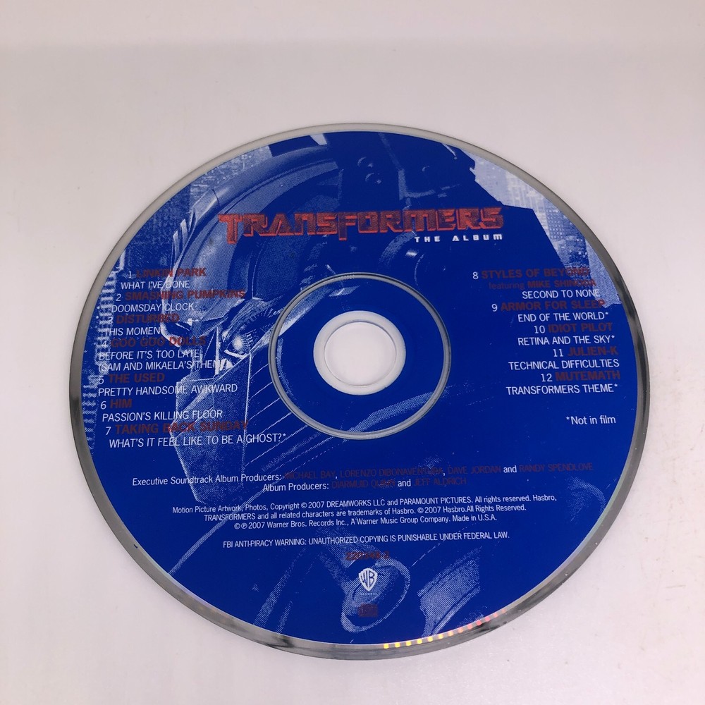Transformers the Album (CD) DISC ONLY