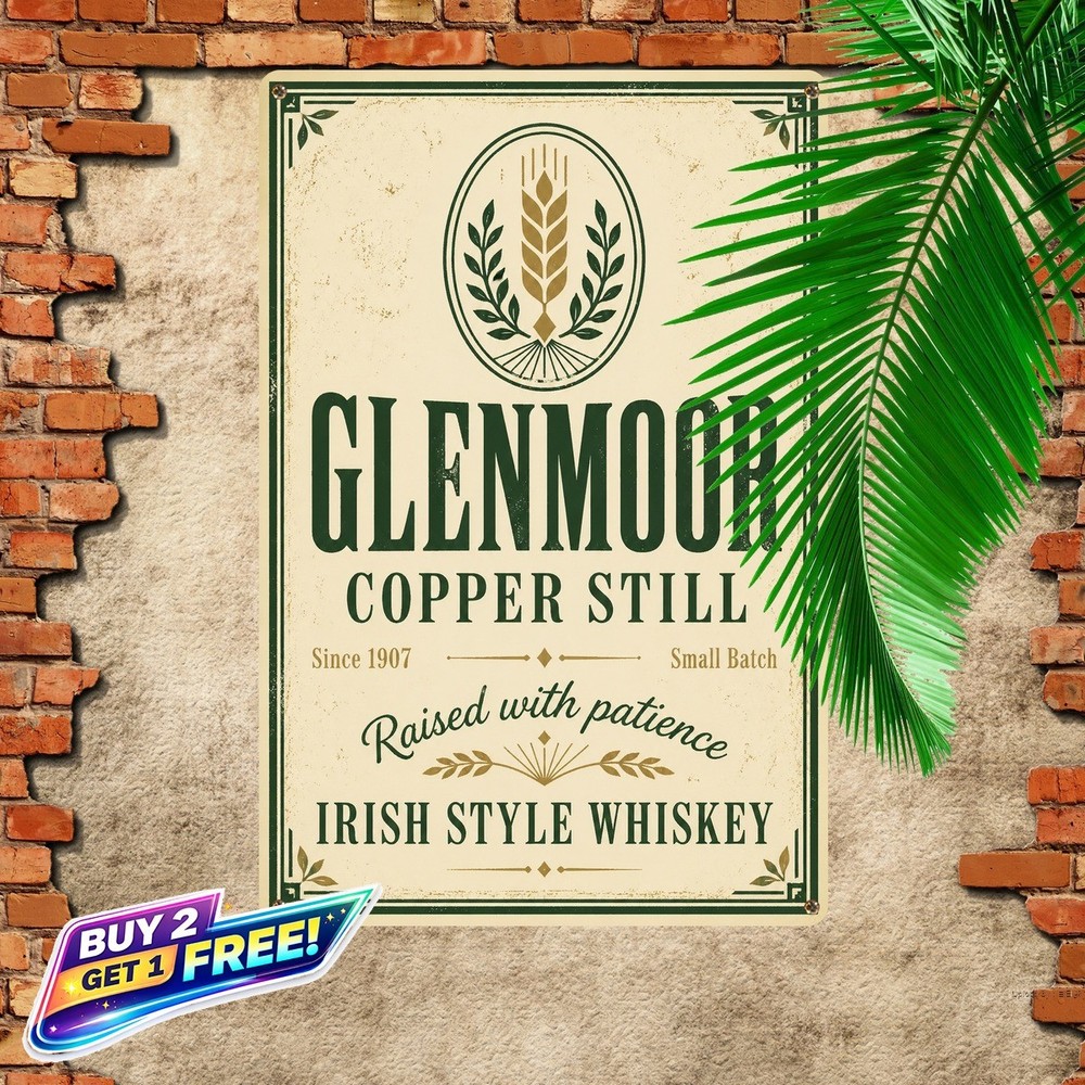 Irish Theme Custom Tin Metal Sign Vintage Personalised Home Decor