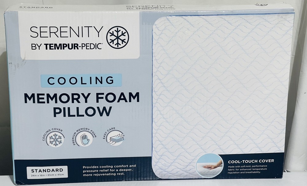 Serenity by Tempur-Pedic Cooling Memory Foam Pillow - Standard