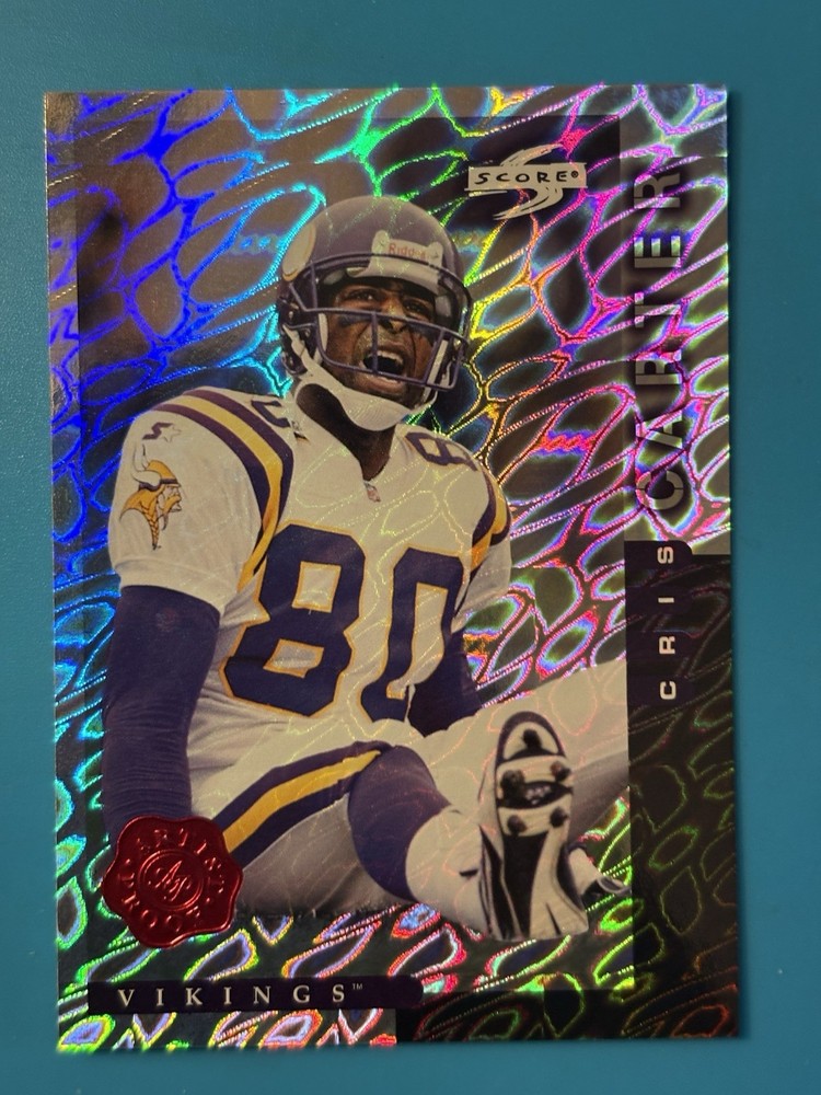 1998 Score Cris Carter Showcase Series Artist Proof SP #PP85 Vikings HOF 🔥