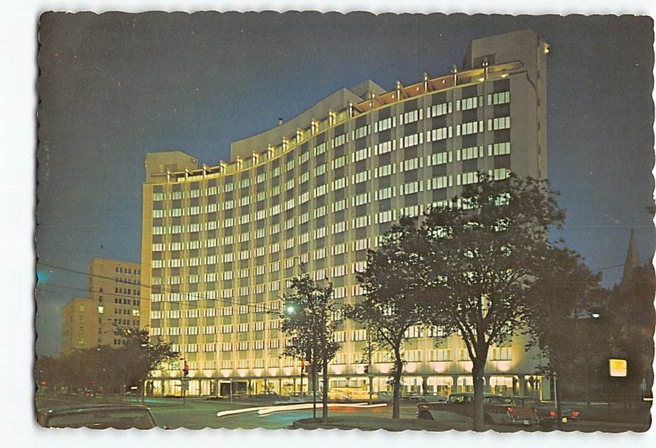 Postcard Saskatchewan Power Building Regina Canada
