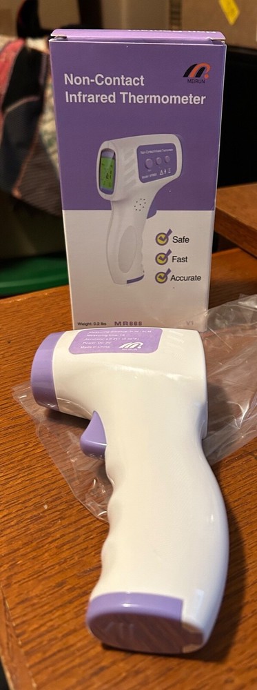 Large LCD Digital Infrared Thermometer Non-contact Forehead Baby Temperature Gun