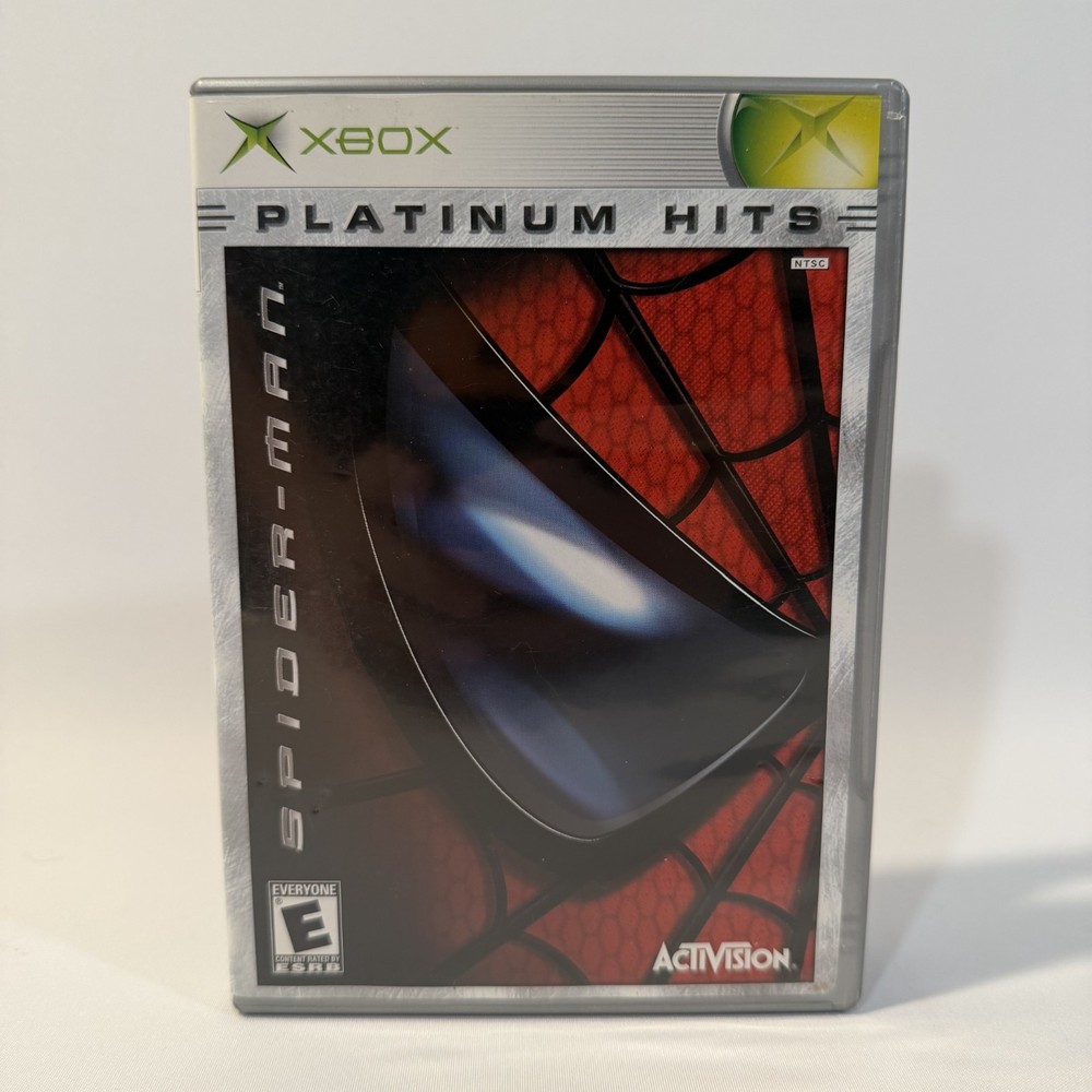 Spider-Man Platinum Hits Microsoft Xbox Superhero Action Adventure Game CIB