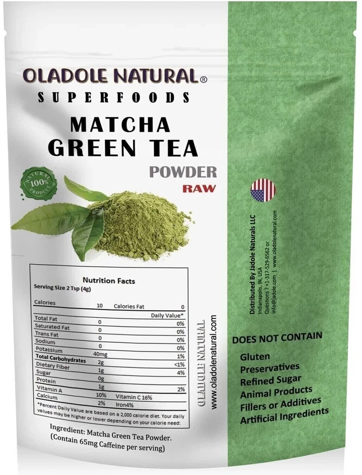 Oladole 100% Natural Matcha Green Tea Powder 100g Free Shipping