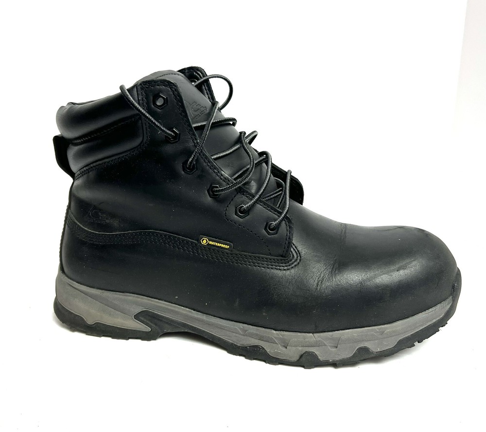 ACE Pike Chill Comp Toe Workboots Black Size 14 M-image