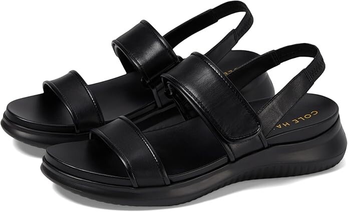 Cole Haan Women's Zerogrand Meritt Sandal Black, Size : 9 M