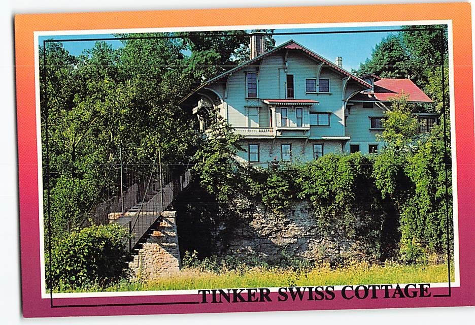Postcard Tinker Swiss Cottage Rockford Illinois USA