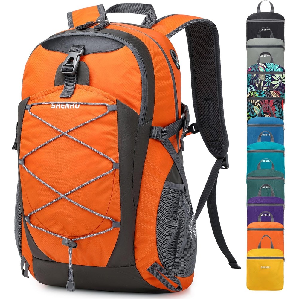 40L Hiking Backpack Lightweight Daypack Waterproof Travel Camping Sport Packable