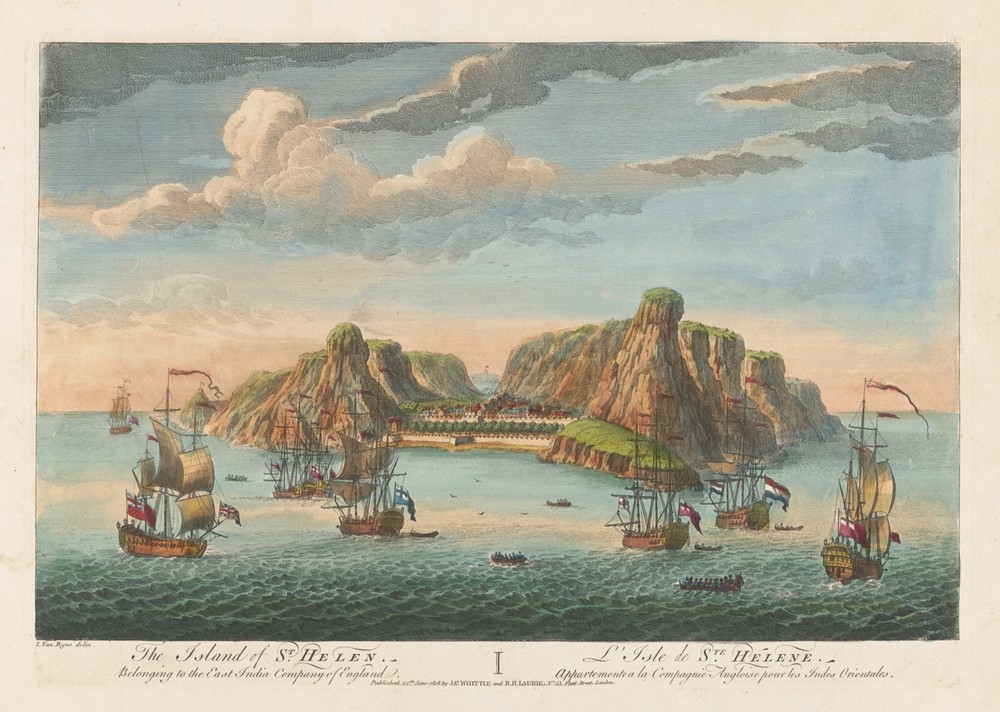 9468.Decoration Poster.Room wall art.Home decor.Island of St.Helen.Victorian