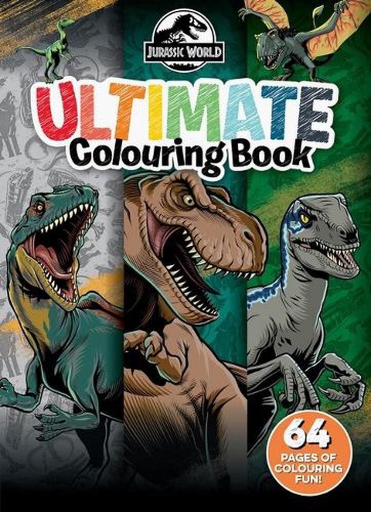 Jurassic World: Ultimate Colouring Book (Universal) Paperback Book