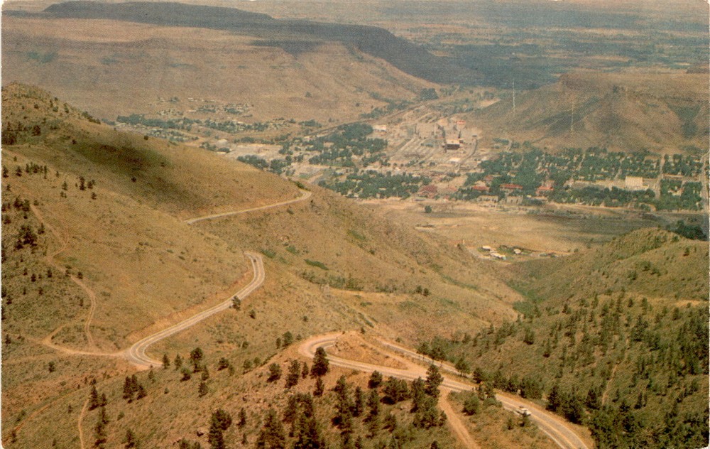 LOOKOUT MOUNTAIN, COLORADO, Lariat Trail Road, Golden, C. C. Postcard
