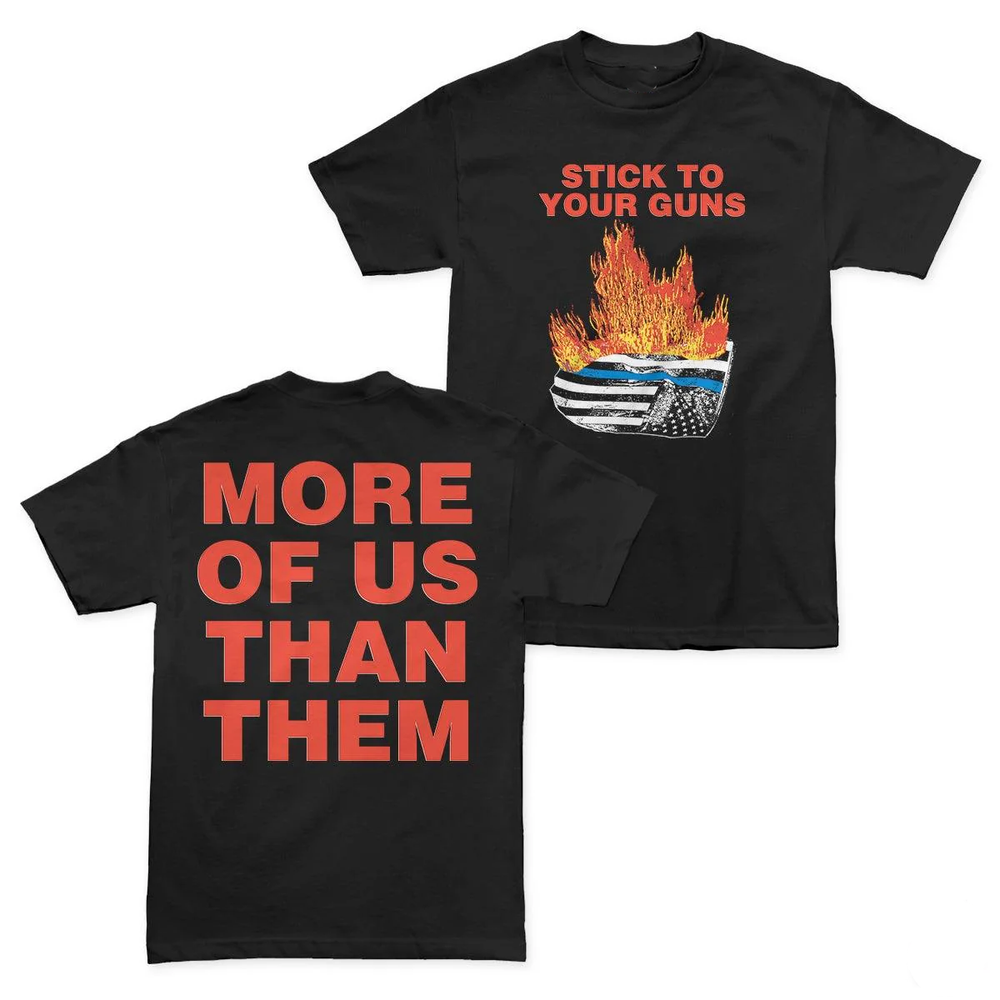 Stick To Your Guns Flag Two Sides Unisex T-Shirt BO2065