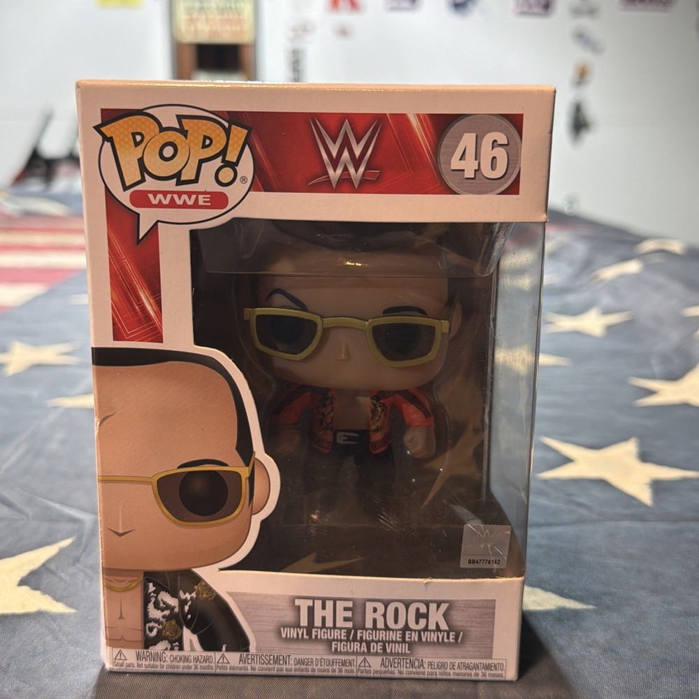 Funko Pop WWE The Rock Vinyl Figure #46 New I’m Box