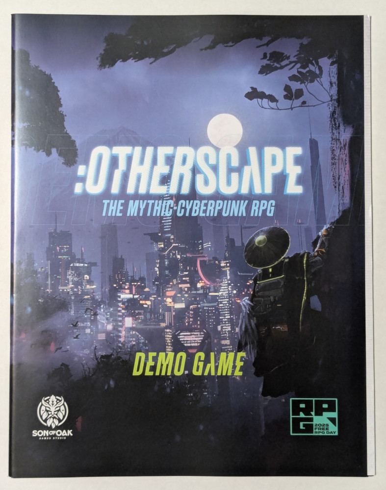 :Otherscape - The Mythic Cyberpunk RPG - Demo Game - Free RPG Day 2025
