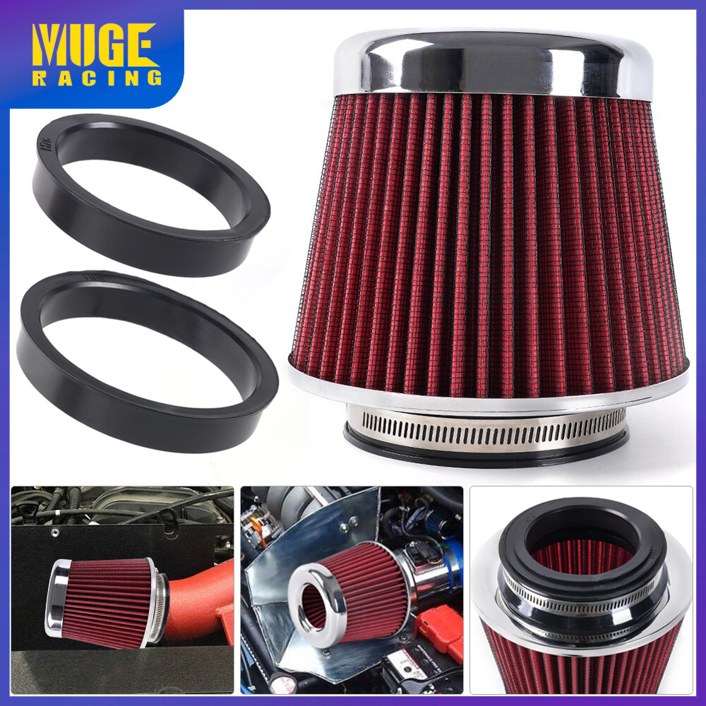 Red High Flow Performance Cold Air Intake Air Filter 3