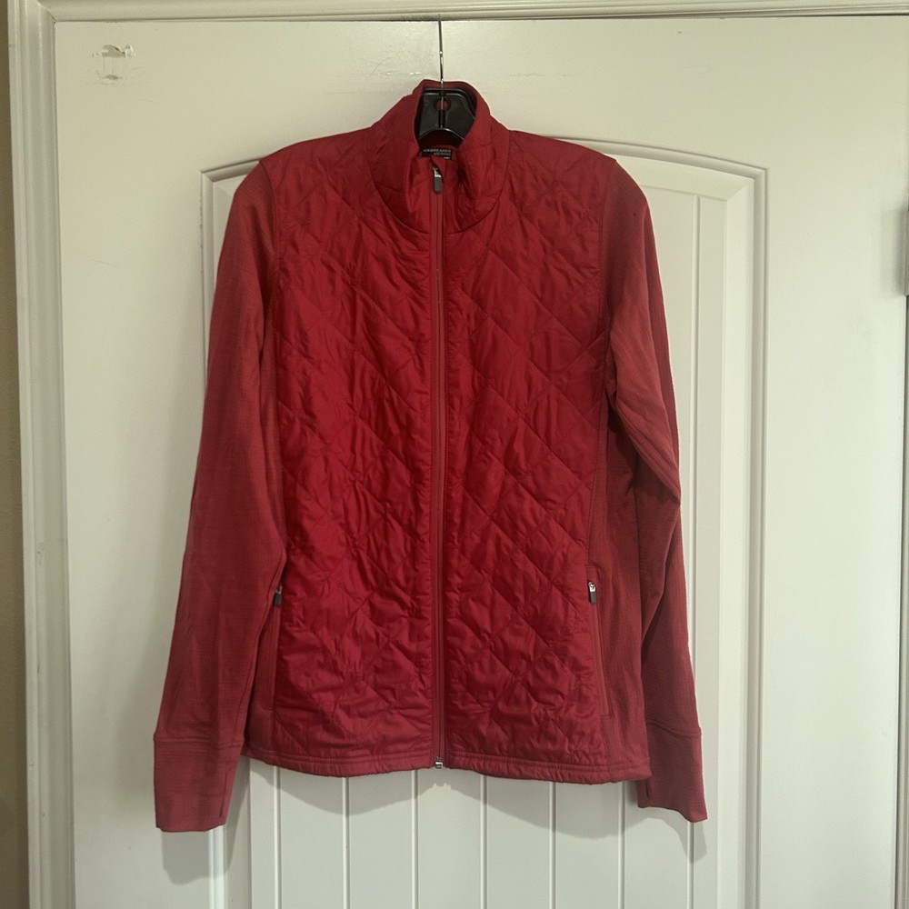 Icebreaker Merino GT Sweater Jacket Womens Sz XL Full Zip Wool