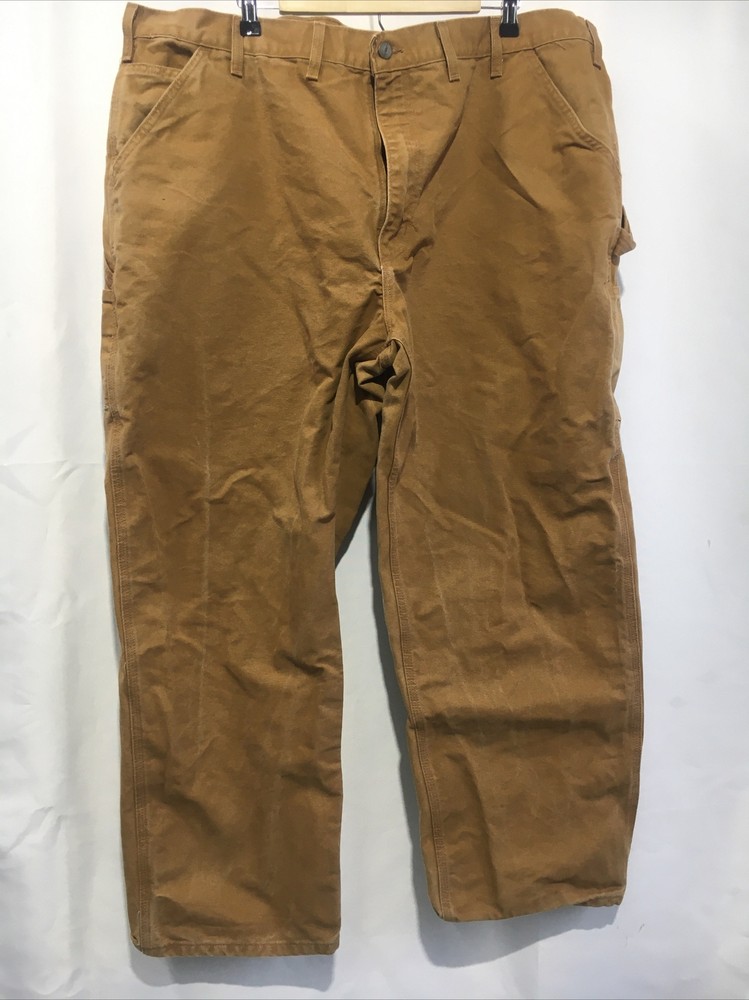 Carhartt BRN B11 Carpenter Dungaree Pants Men's Size 44x30 Brown