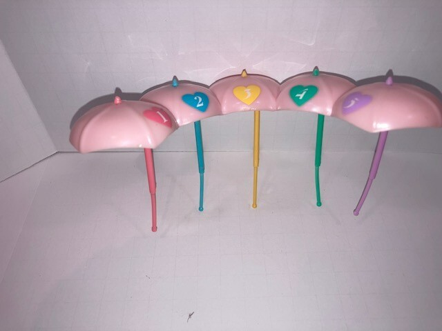 #2101 Vintage TYCO Rainy Day Quints Umbrellas Replacements