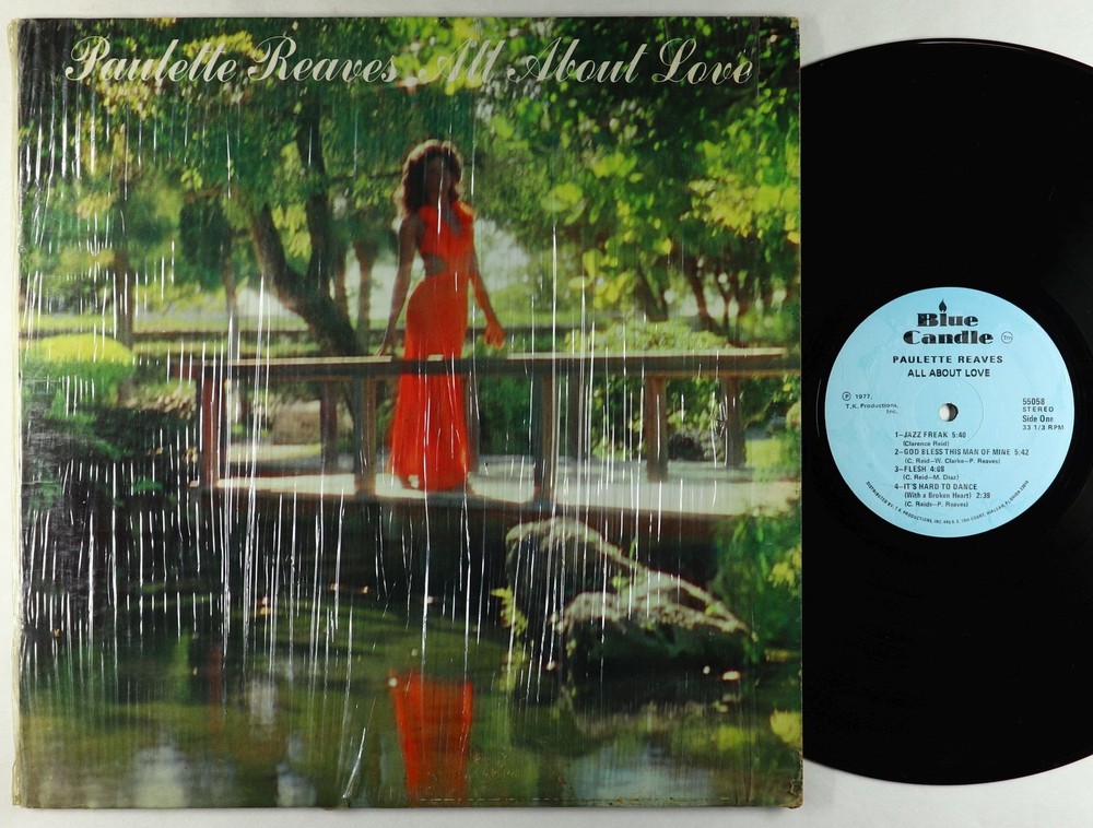 Paulette Reaves - All About Love LP - Blue Candle Shrink