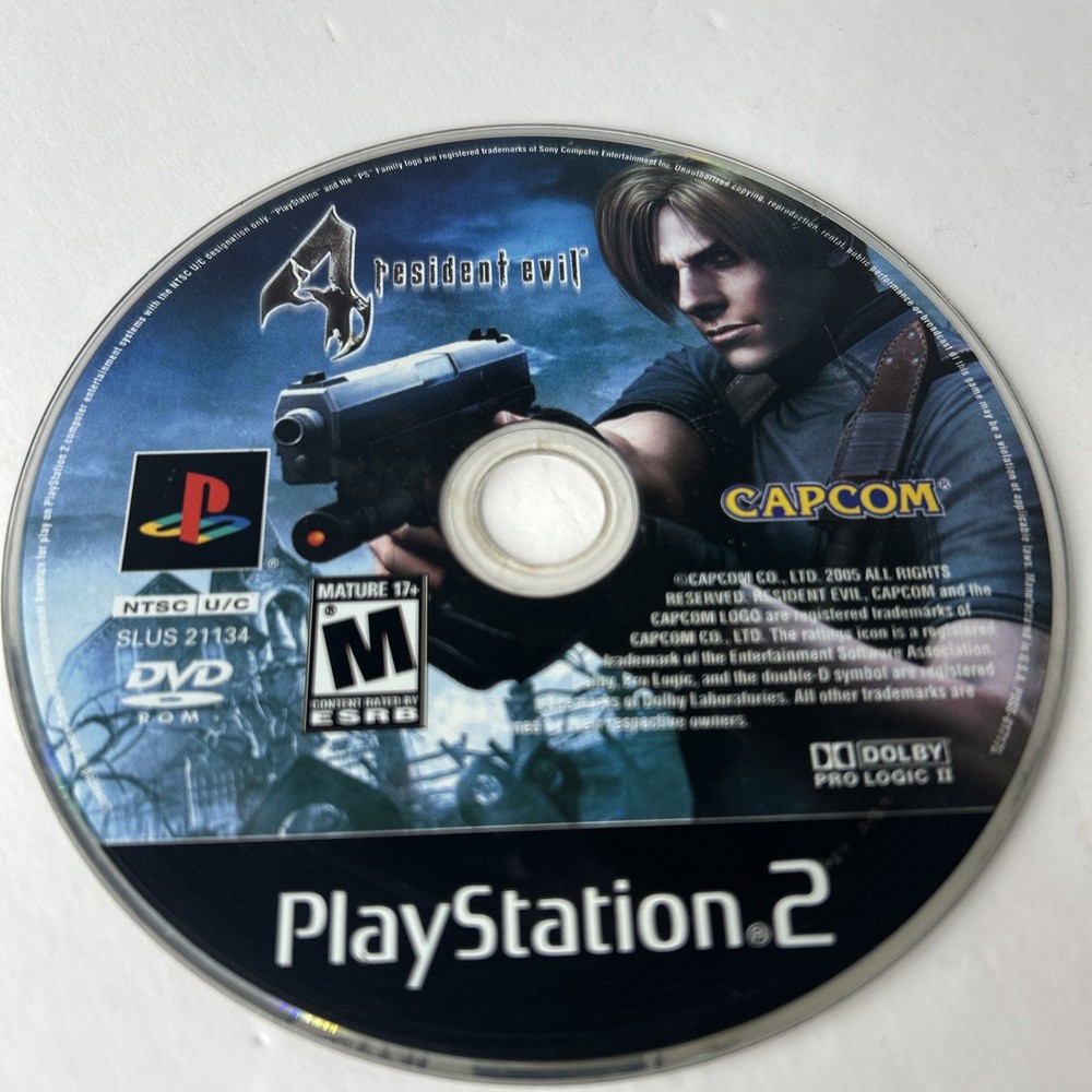 Resident Evil 4 (Sony PlayStation 2 PS2, 2005) Disc Only | Black Label
