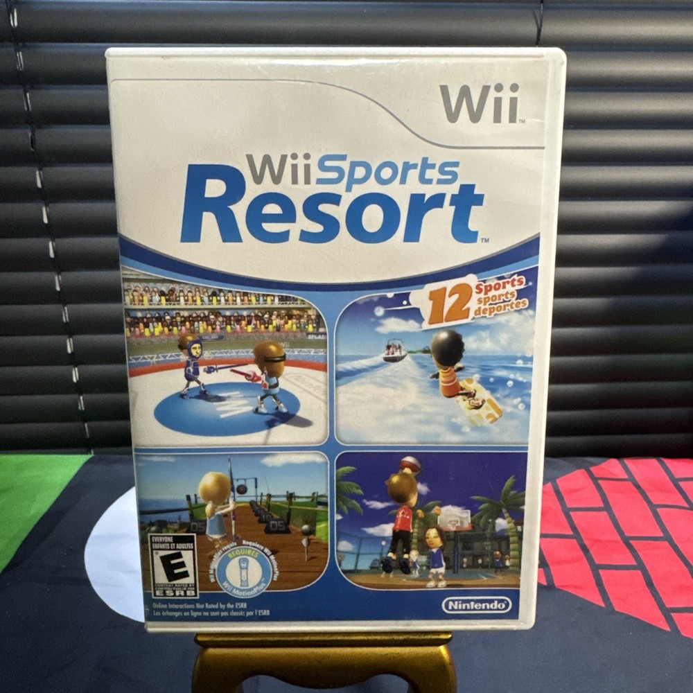 Wii Sports Resort (Nintendo Wii, 2009) CIB Complete with Manual