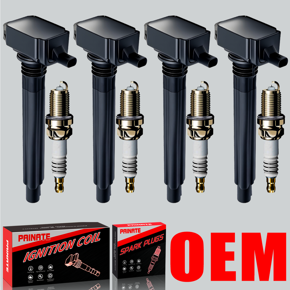 4X OEM Ignition Coil & Iridium Spark Plugs for Jeep Cherokee Renegade 2.4L UF751