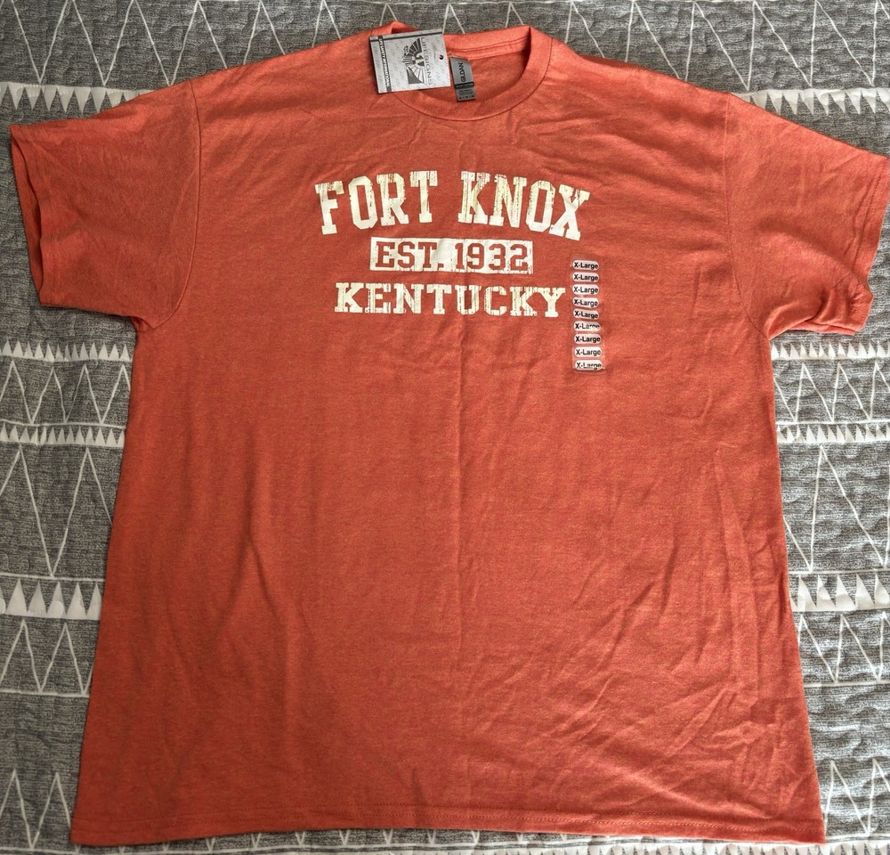 NWT Gildan Fort Knox Kentucky T Shirt Unisex