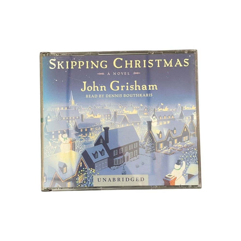 Skipping Christmas by John Grisham Unabridged Audiobook CD Dennis Boutsikaris