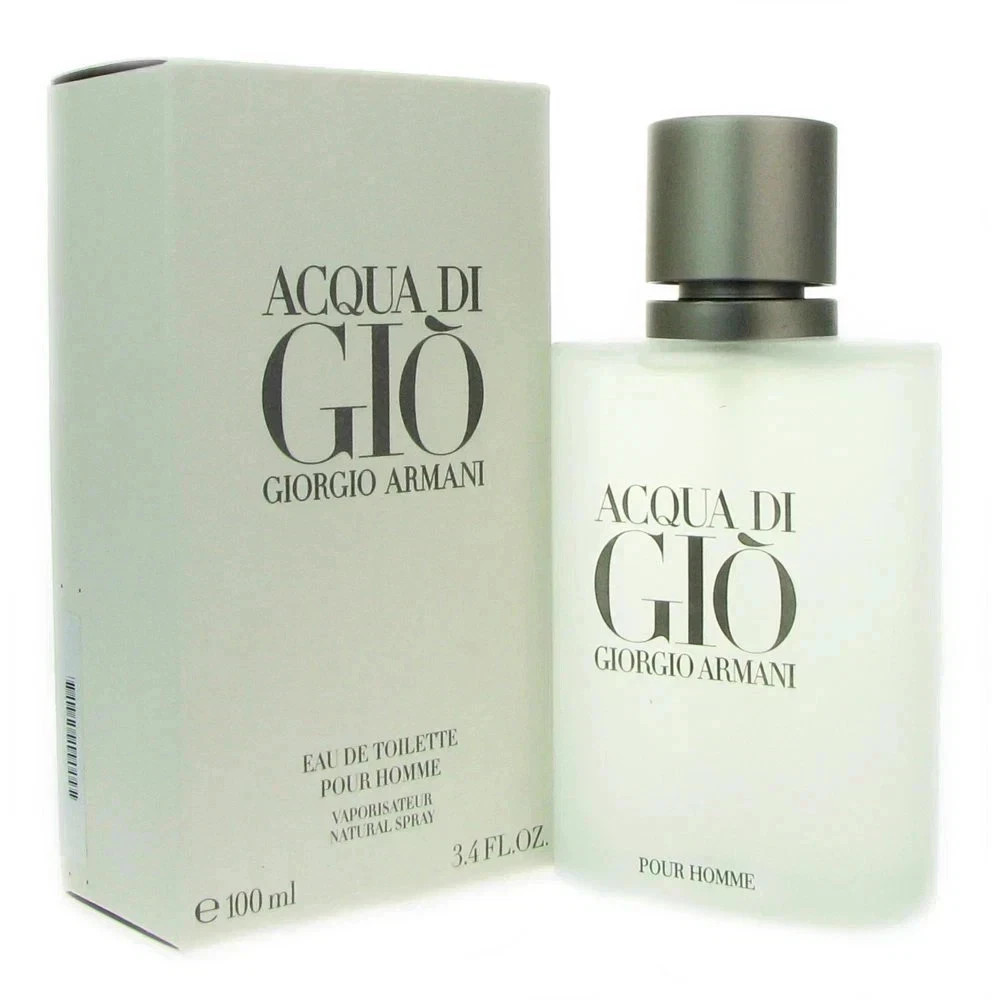 Aqua Di Gio By Giorgio Armani Men's Cologne EDT Spray 3.4 Oz (New And Sealed!!)