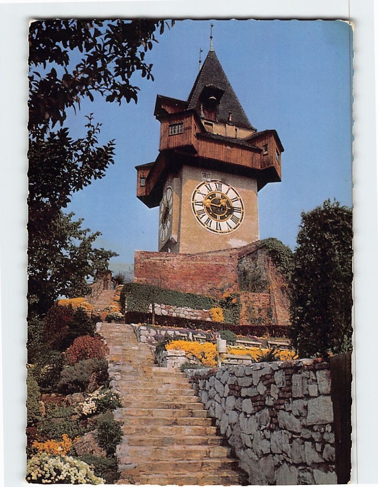 Postcard Uhrturm am Schlossberg Graz Austria