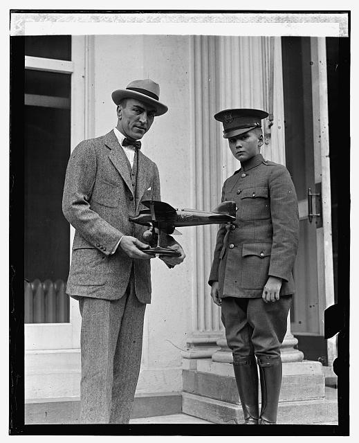 Photo:Capt. Ed. Rickenbacker, Frank Tichener Jr. at W.H., [9/14/25]