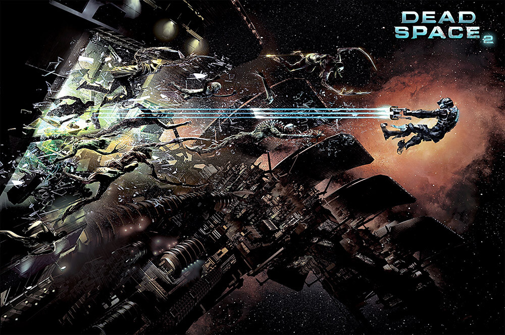 Dead Space 2 3 PS3 XBOX 360 Premium POSTER MADE IN USA - DSP005