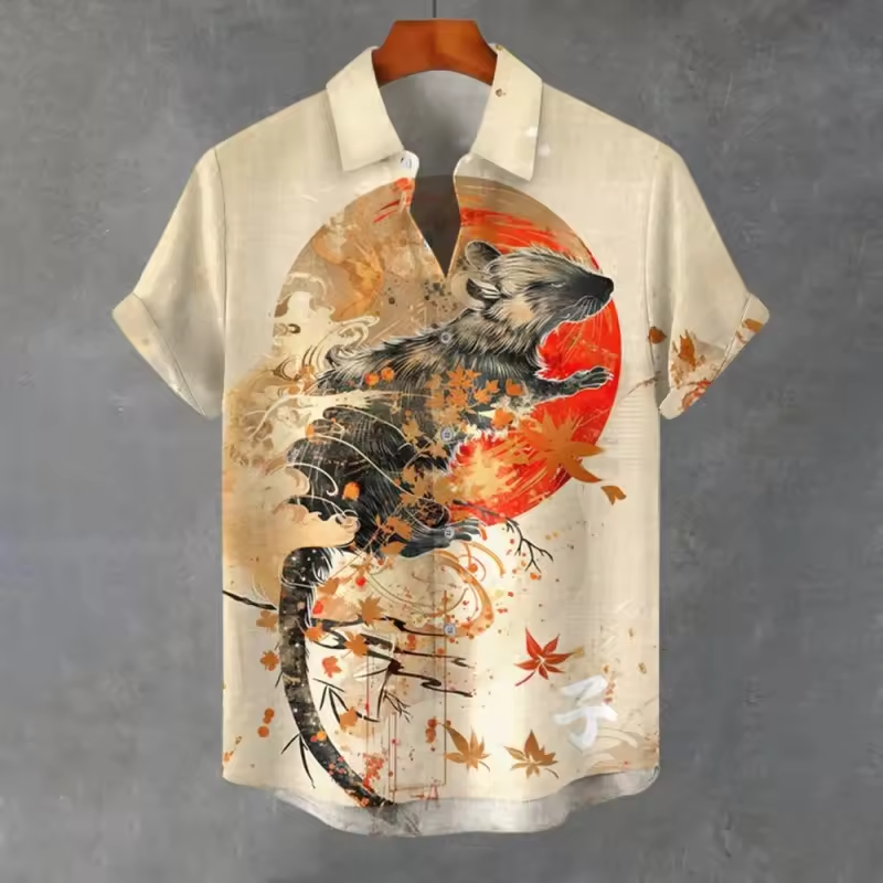 Allover Shamrock St Patricks Day Hawaiian Shirt Lucky Green Holiday Party Button