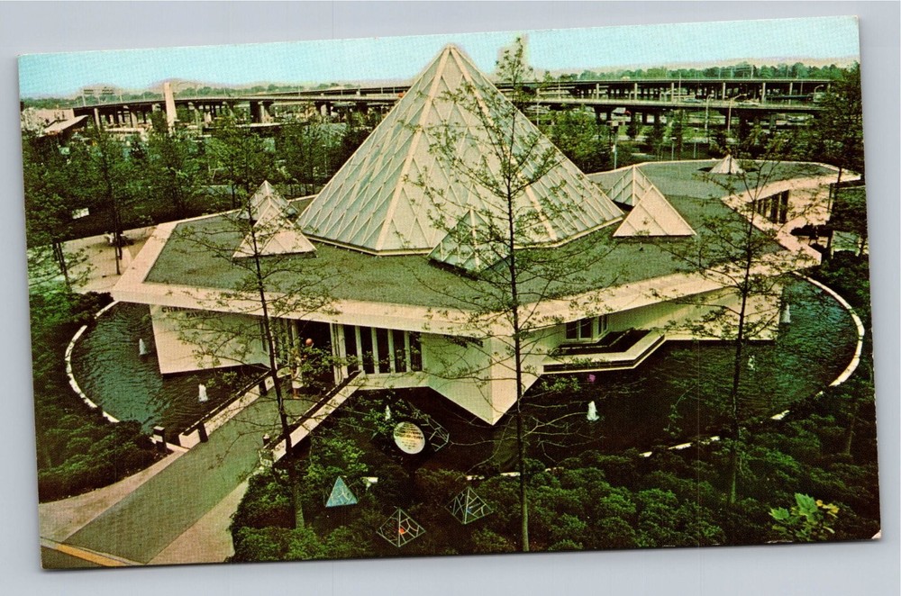 1965 New York World's Fair Christian Science Pavilion Vintage Postcard