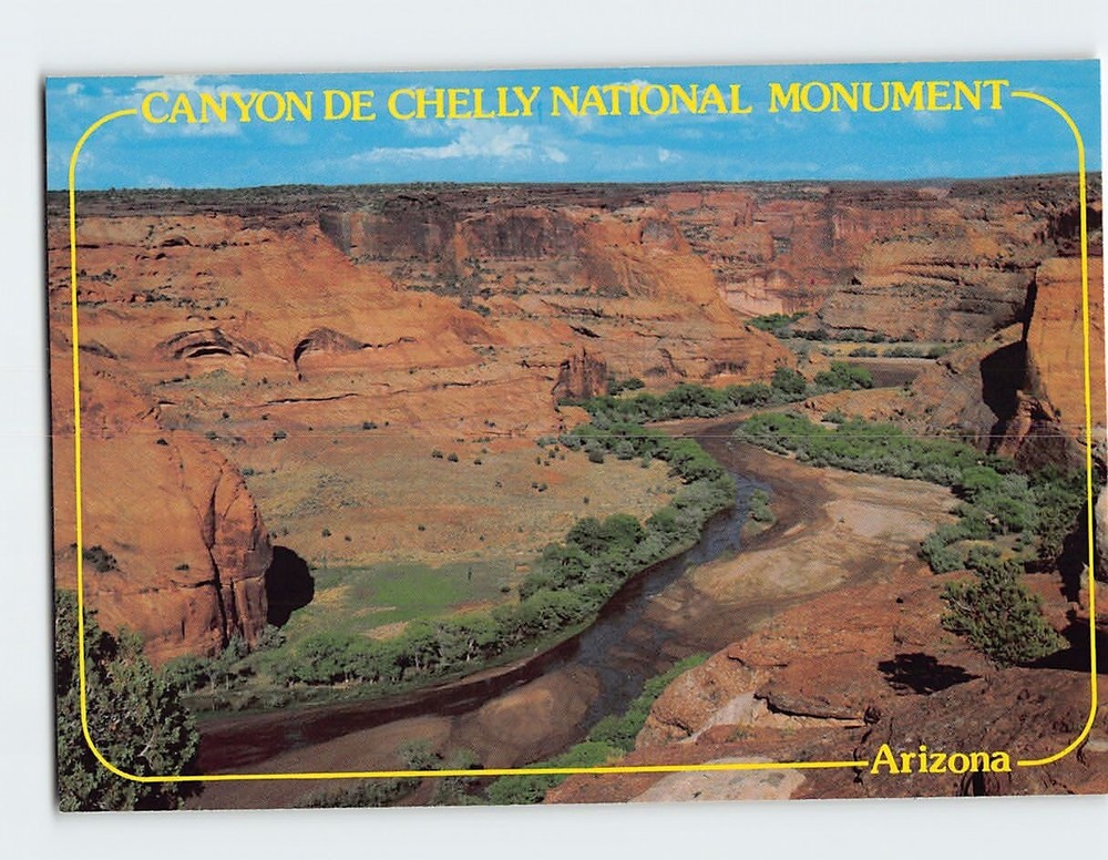 Postcard Canyon de Chelly National Monument Arizona USA
