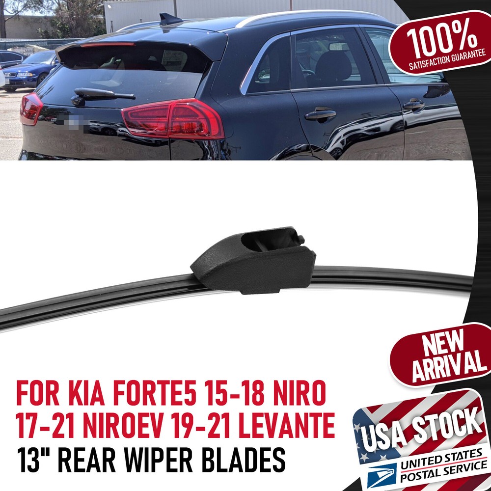 1pcs OEM Quality Rear Windshield All season Wiper Blades 13inchDurable Black