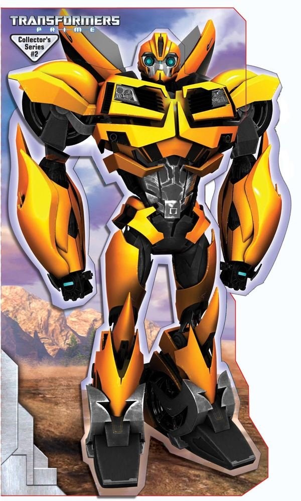 Transformers Prime Bumblebee Stand Up Mover - board book Hasbro Transformers...