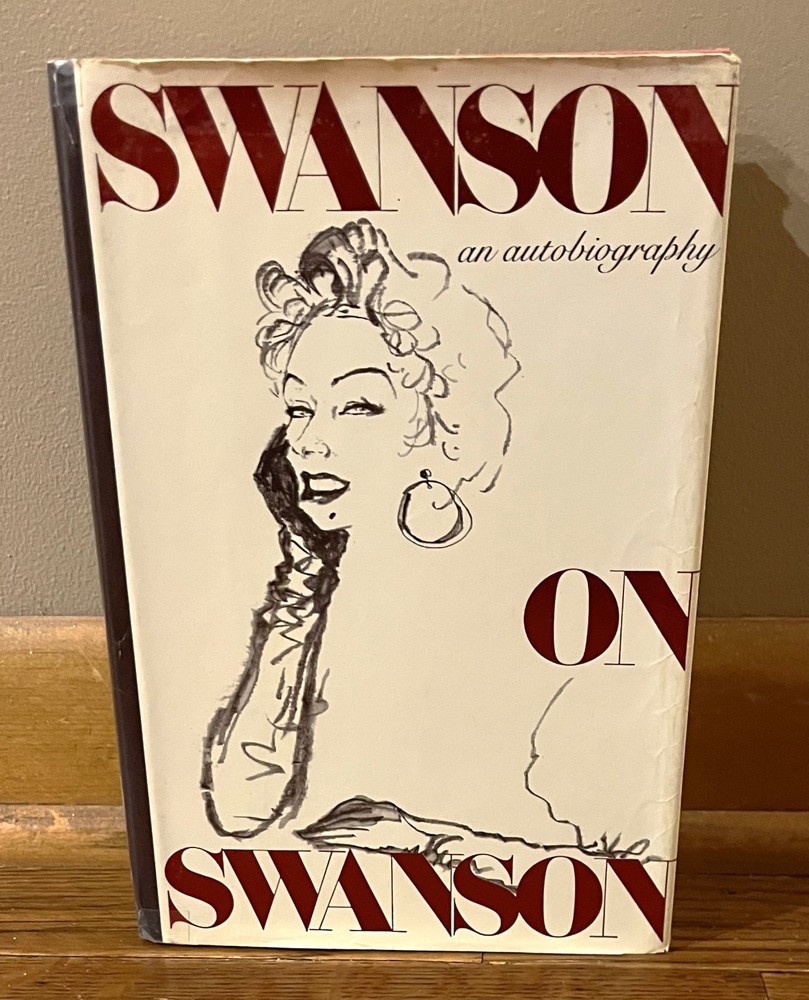 SWANSON ON SWANSON-Gloria Swanson Memoir-SUPERB 1st Edition, 2nd Print HC w/DJ!