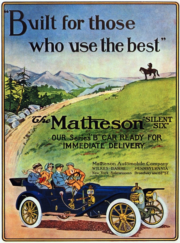 7998.Decoration Poster.Home Room wall interior design.Matheson early automobile