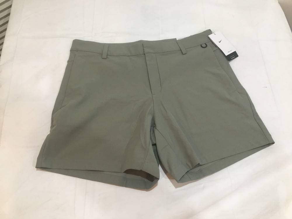 NWT $95.00 Nike Mens Dri-Fit 24.7 PerfectStretch Shorts Olive Green Size 36