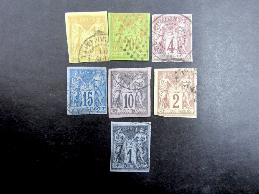 nystamps French Colonies Stamp # 38//45 Used Y29y1414