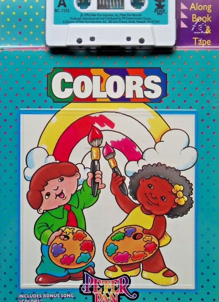 COLORS BC7255 Peter Pan Read Along Book & Cassette Tape New SEALED