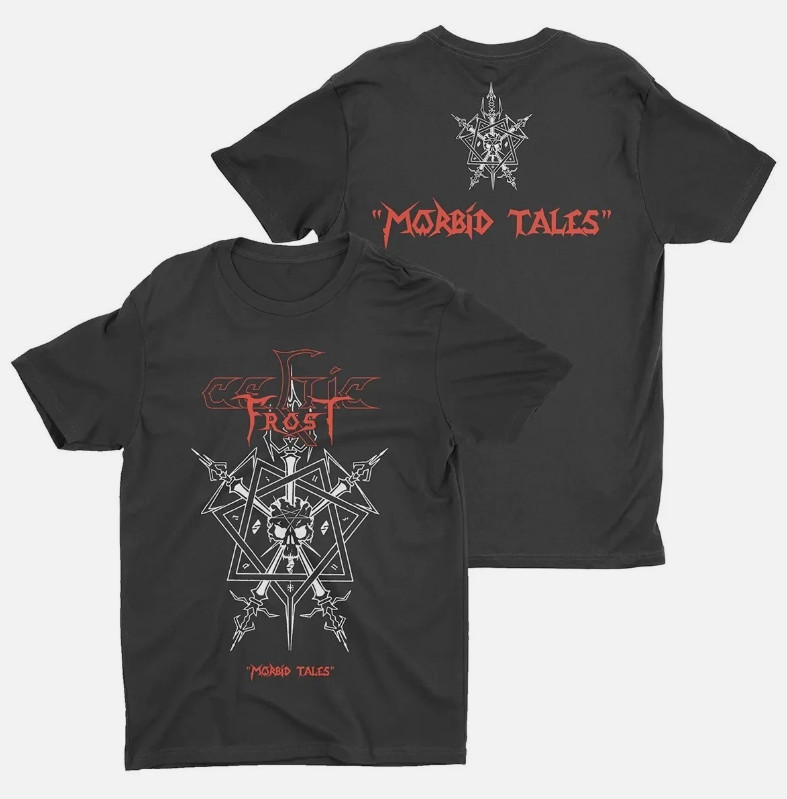 NEW CELTIC FROST - Morbid Tales Album Heavy Cotton Black S-5XL T Shirt